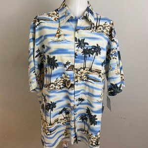 Vintage Hawaiian Shirt Pierre Cardin Cotton Shirt